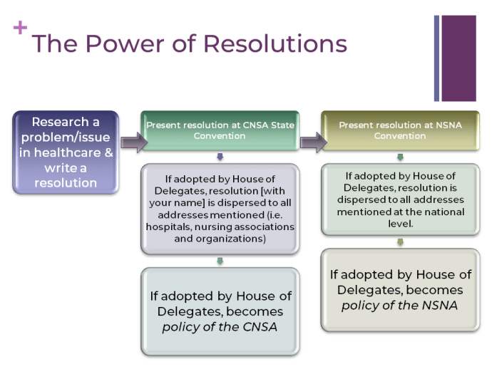 Resolution Matters Resolutions